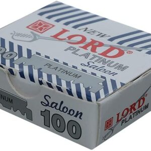 lord set of 100 platinum blades in a box silver 48.0